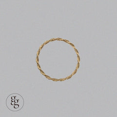 14k rope knot ring - 4MiLi (フォーミリ)