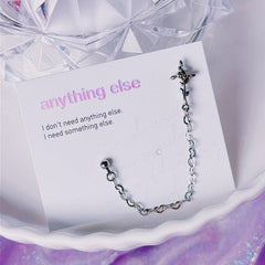 Rose Chain (Piercing/Earring) 16G Single Ear