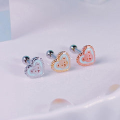 Teddy (Earrings/Piercing) 16G Teddy Bear