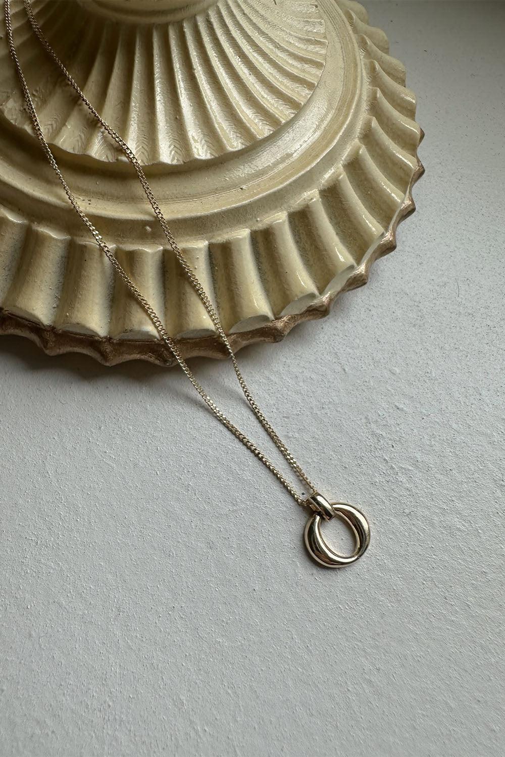 14k oval hinge necklace - 4MiLi (フォーミリ)