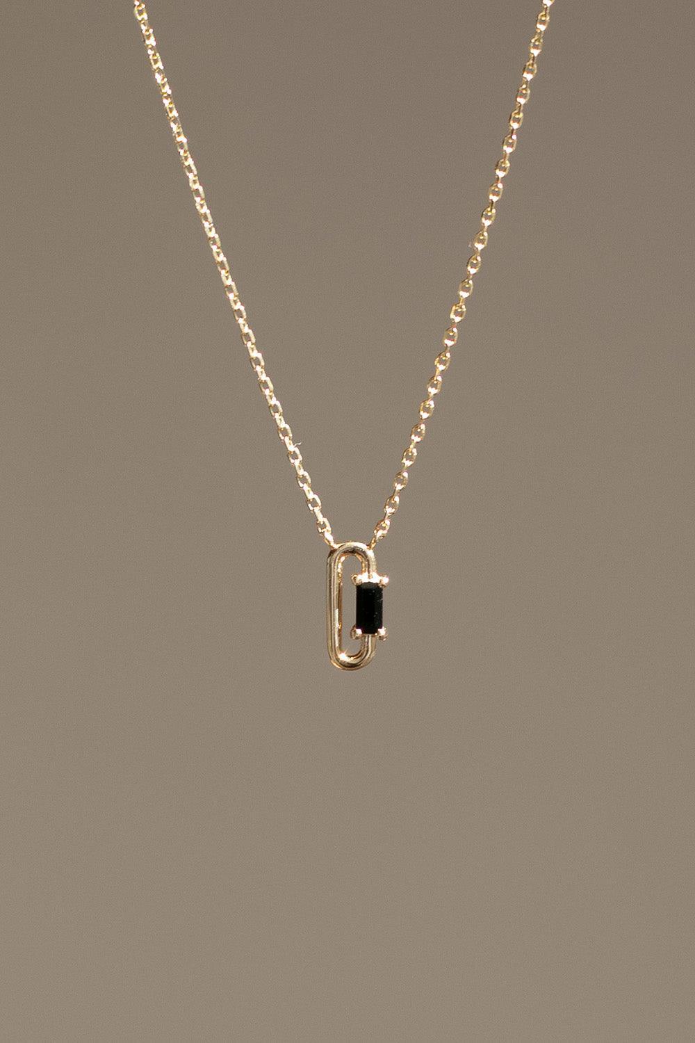 14k black square necklace - 4MiLi (フォーミリ)