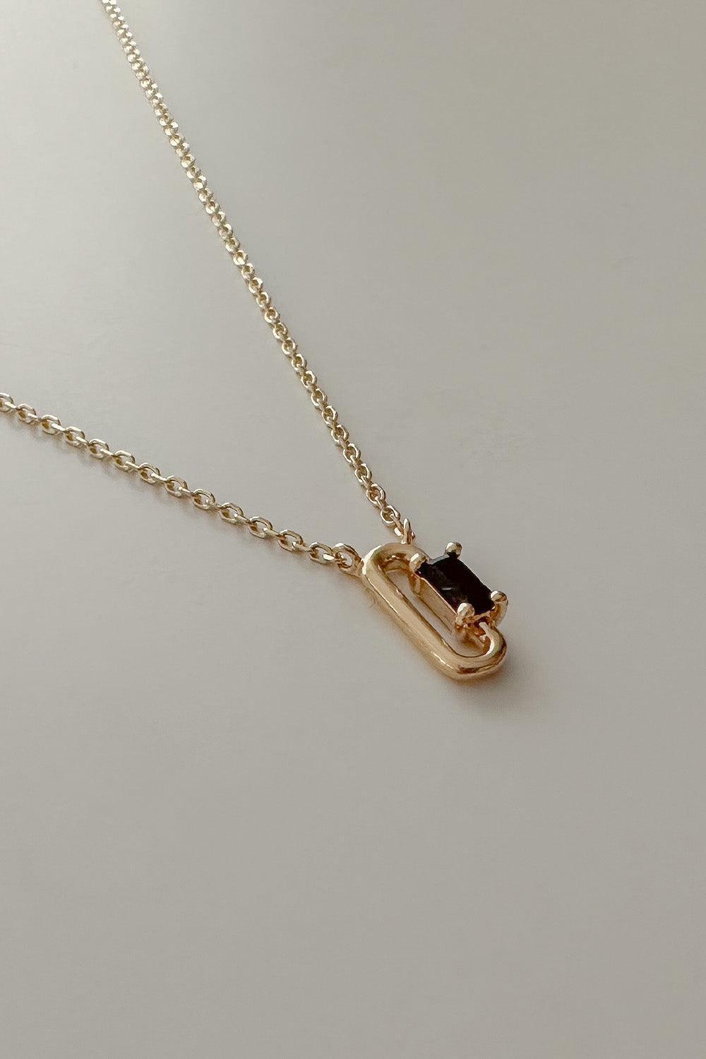 14k black square necklace - 4MiLi (フォーミリ)