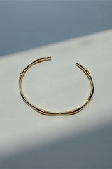 silver925 wave bangle bracelet (2color) - 4MiLi (フォーミリ)