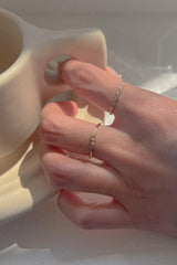 14k middle coil ring - 4MiLi (フォーミリ)