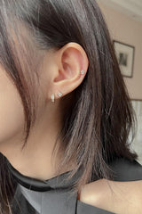 14k square frame cubic piercing 21G - 4MiLi (フォーミリ)