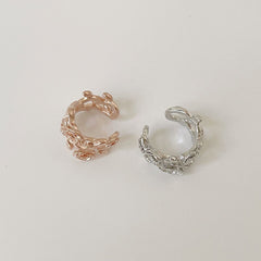 Flower Double Ear Cuff (2 Colors)