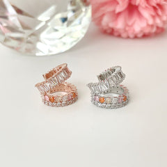 Flower Double Ear Cuff (2 Colors)