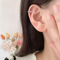Flower Double Ear Cuff (2 Colors)
