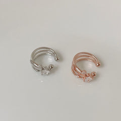 Flower Double Ear Cuff (2 Colors)