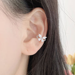 Flower Double Ear Cuff (2 Colors)
