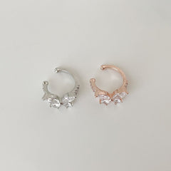 Flower Double Ear Cuff (2 Colors)