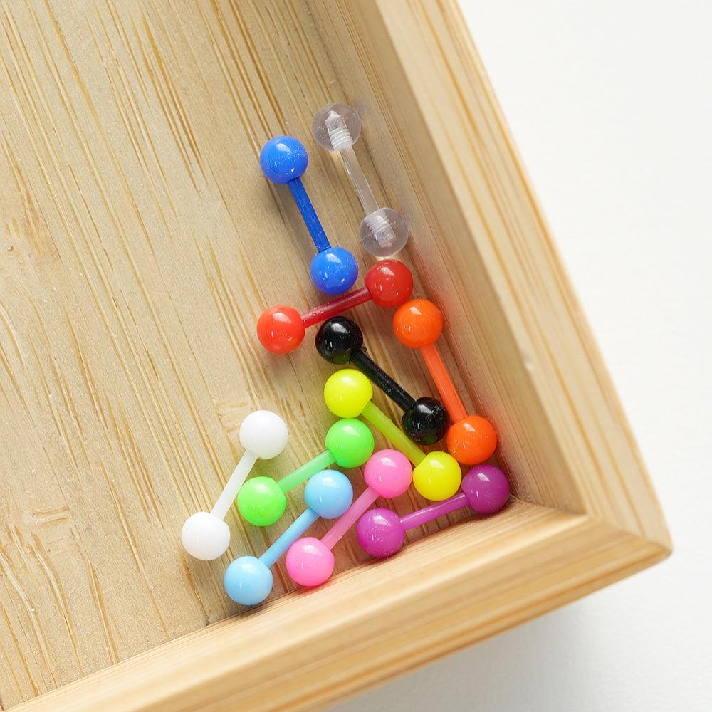 カラー アクリル ピアッシング (11Color) 金属アレルギー対応 - 4MiLi (フォーミリ)