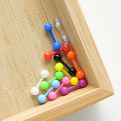 カラー アクリル ピアッシング (11Color) 金属アレルギー対応 - 4MiLi (フォーミリ)