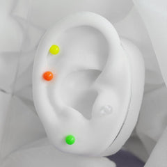 カラー アクリル ピアッシング (11Color) 金属アレルギー対応 - 4MiLi (フォーミリ)