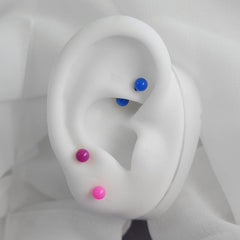 カラー アクリル ピアッシング (11Color) 金属アレルギー対応 - 4MiLi (フォーミリ)