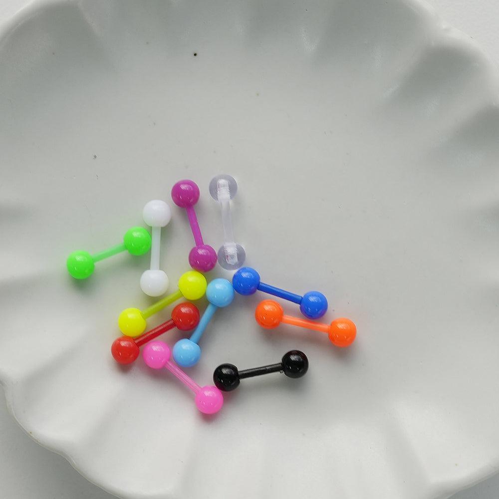 カラー アクリル ピアッシング (11Color) 金属アレルギー対応 - 4MiLi (フォーミリ)