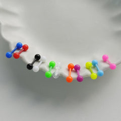 カラー アクリル ピアッシング (11Color) 金属アレルギー対応 - 4MiLi (フォーミリ)