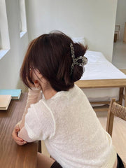 Leopard print hair clips (4 types)