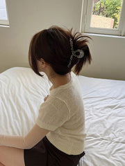 Leopard print hair clips (4 types)