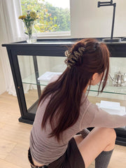 Leopard print hair clips (4 types)