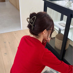 Leopard print hair clips (4 types)