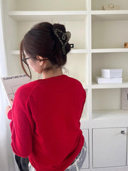 Leopard print hair clips (4 types)