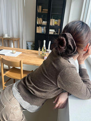 Vintage Check Big Scrunchie (3Colors)