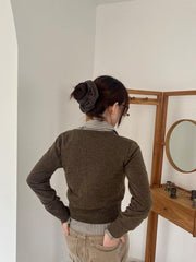 Vintage Check Big Scrunchie (3Colors)