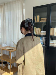 Vintage Check Big Scrunchie (3Colors)