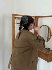 Vintage Check Big Scrunchie (3Colors)