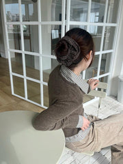 Vintage Check Big Scrunchie (3Colors)