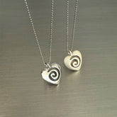 スパイラル ナルトマキ ハートネックレス (2type)