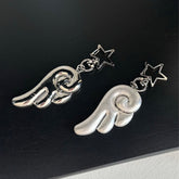 Leopard Print Heart Pompom Fur Keyring (4Colors) Key Holder & Key Case