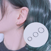 0.8mmサージカルスリットリングピアス Piercing from lizzy