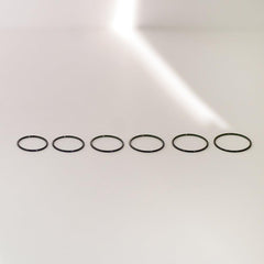 1mmブラックサージカルスチールリング ring SET ME UP♡