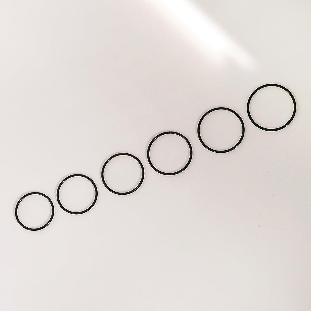 1mmブラックサージカルスチールリング ring SET ME UP♡