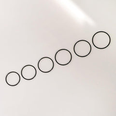 1mmブラックサージカルスチールリング ring SET ME UP♡
