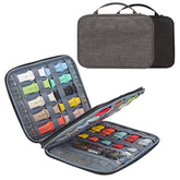 2層式 大量 applewatch バンド 専用 保管バッグ、トラベルポーチ apple watch バンド givgiv