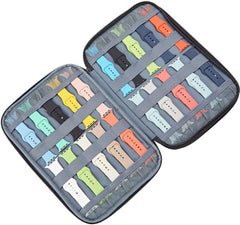 2層式 大量 applewatch バンド 専用 保管バッグ、トラベルポーチ apple watch バンド givgiv