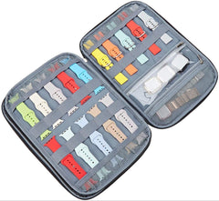 2層式 大量 applewatch バンド 専用 保管バッグ、トラベルポーチ apple watch バンド givgiv