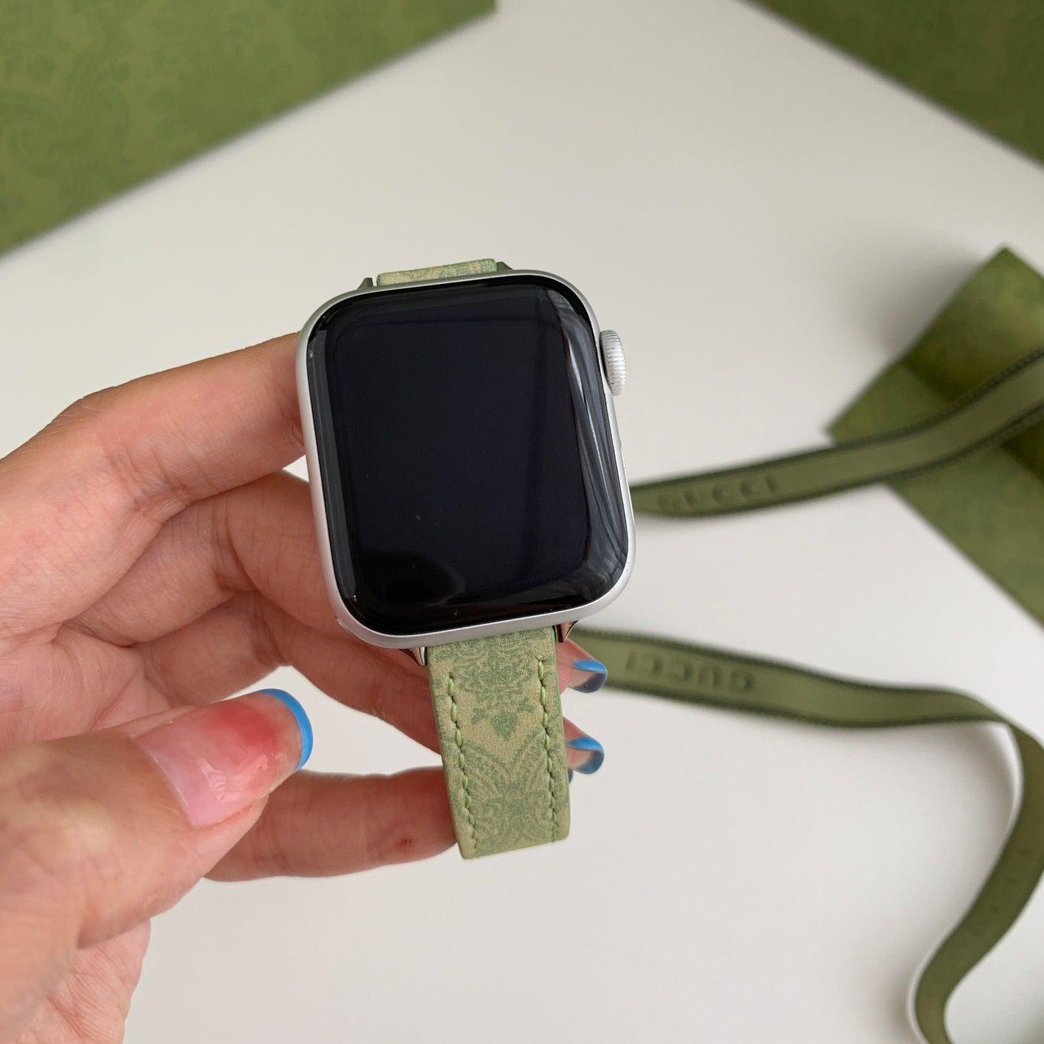 【2色】スリム エスニックパターン 本革 applewatchバンド apple watch バンド givgiv