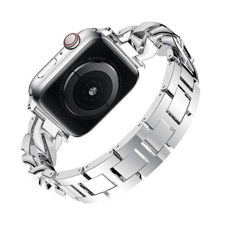 【4色】キュービック デニム チェーン メタル バンド applewatch apple watch バンド givgiv