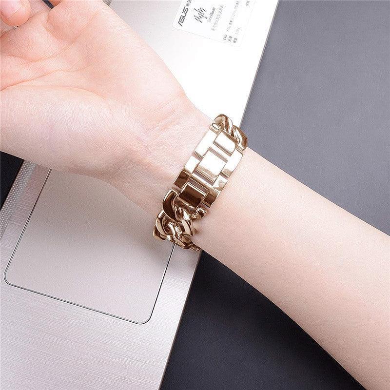 【4色】キュービック デニム チェーン メタル バンド applewatch apple watch バンド givgiv