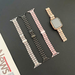 【4色】メタル 3ビーズ スリム チェーンバンド applewatch# apple watch バンド givgiv