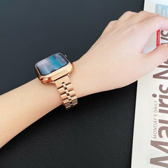 【4色】メタル 3ビーズ スリム チェーンバンド applewatch# apple watch バンド givgiv