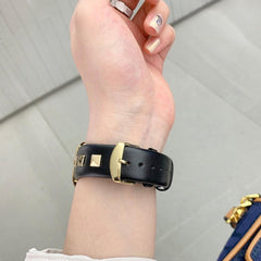 【5色-バンド単品】スクエア リベット 本革 applewatchバンド apple watch バンド givgiv