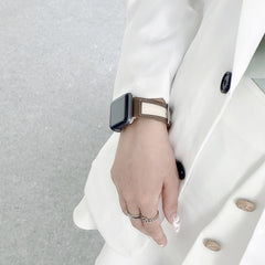 【5色】キャンバス 本革 アップルウォッチ バンド applewatch7 対応 apple watch バンド givgiv