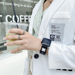 【5色】キャンバス 本革 アップルウォッチ バンド applewatch7 対応 apple watch バンド givgiv