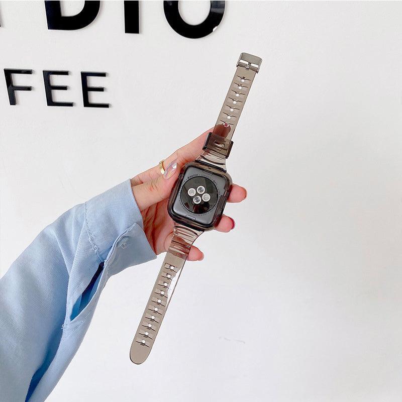 【5色】 スリム クリアー バンド Applewatch専用 apple watch バンド givgiv