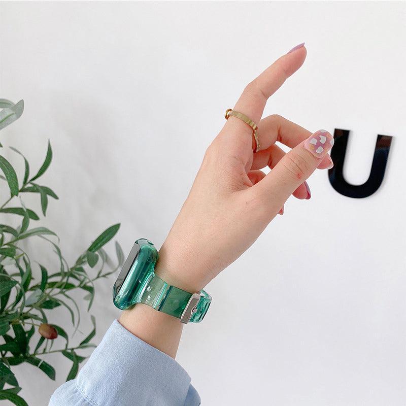 【5色】 スリム クリアー バンド Applewatch専用 apple watch バンド givgiv